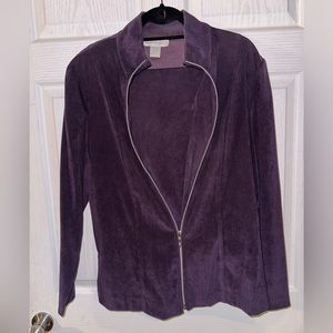 PURPLE DRESS BARN JUMP SUIT!